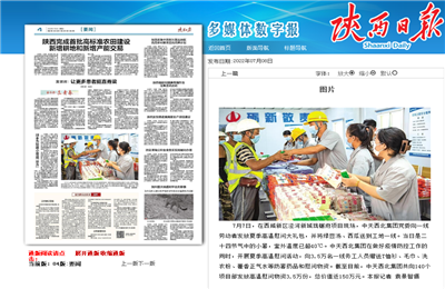 富联娱乐西北集团珑樾府项目高温慰问——《陕西日报》